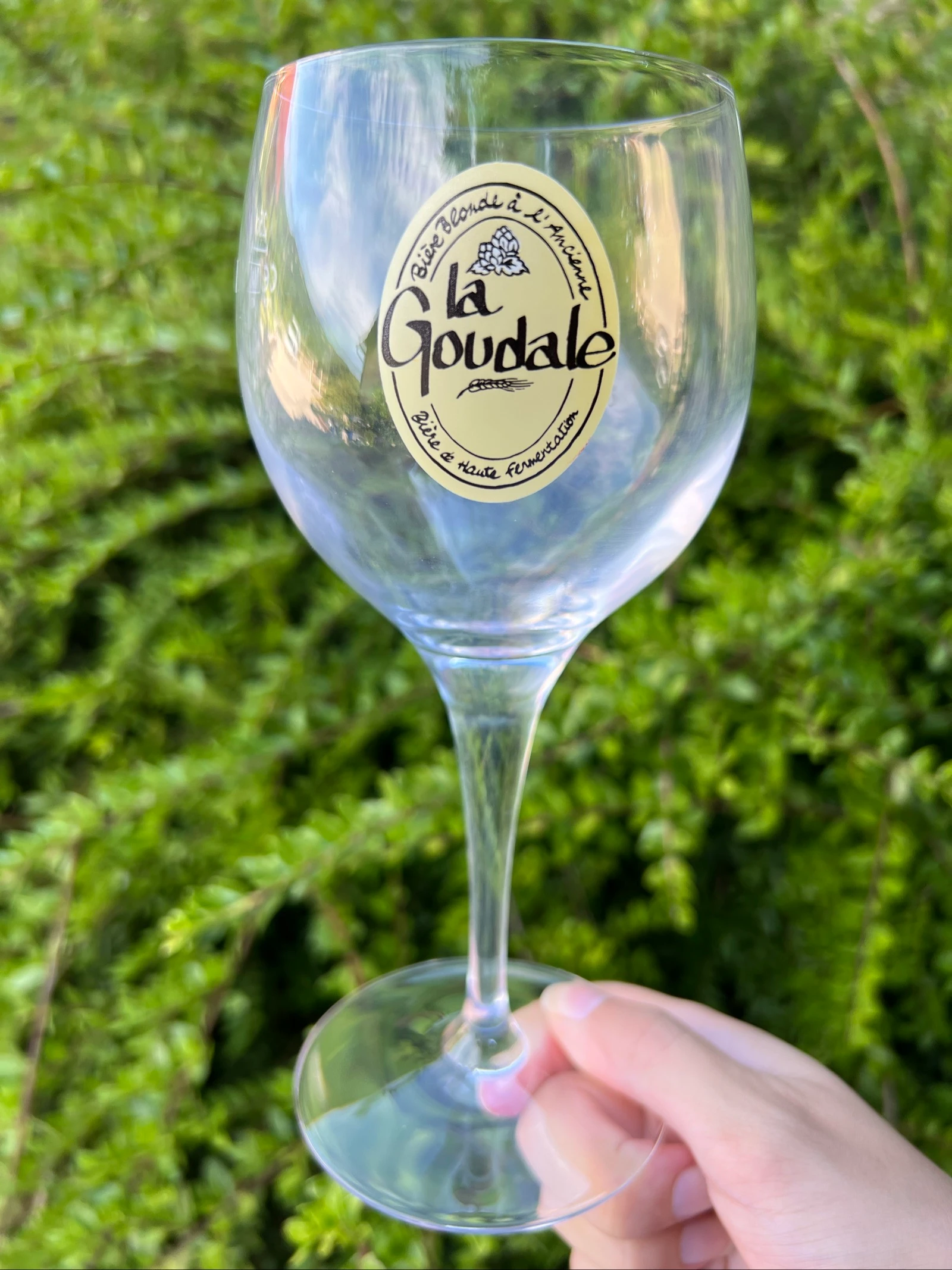 🍺 La Goudale bierglas 25cl officieel – Glas op voet brouwerijcollectie – photo 2